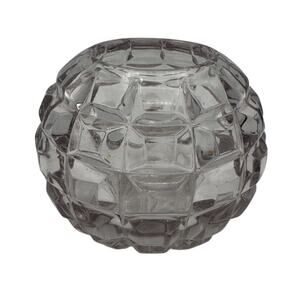 EAPG Duncan & Miller Crystal Glass MidCentury Modern BLOCK ROSE BOWL 1889-1904
